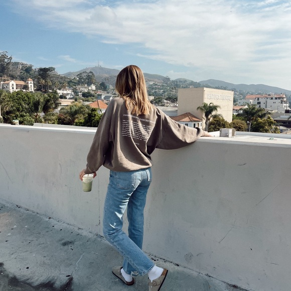 ELWOOD x COTTON & COMB “Favorite Feelings” Vintage Brown Core Crewneck - Picture 6 of 7